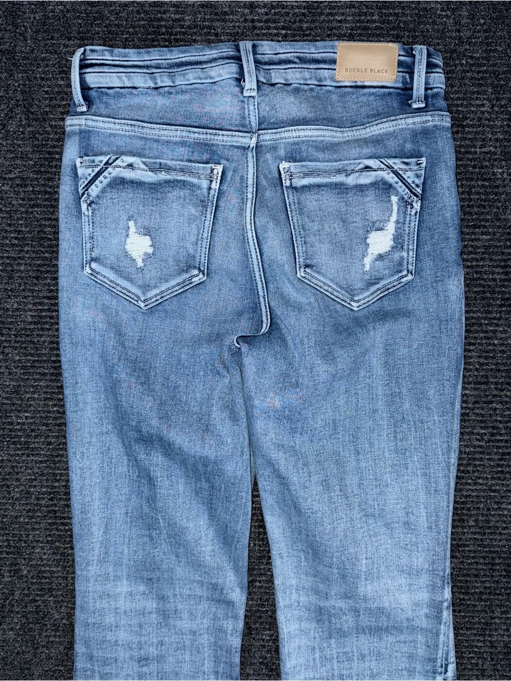 Buckle Black Fit No 75 Tailored Bootcut Stretch Jean 27x31.5 Distressed BBW1461R - Picture 4 of 10